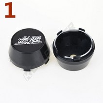 휠캡 60MM OD / ID 센터 림 캡 MUGEN VTEC 스푼 스포츠 스티커 커버 휠 허브 4 개, 01 1