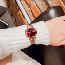 큐앤큐 데일리 패션 선물 여자 여성 메탈 손목시계