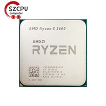 AMD-Ryzen 5 2600 R5 34 GHz 게이밍 젠 0012 6 코어 12 스레드 65W CPU 프로세서 YD2600BBM6IAF 소켓 AM4, 한개옵션0