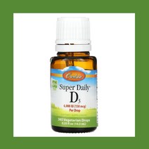 Carlson 칼슨 비타민D3 콜레칼시페롤 6 000IU 10.3ml 엠씨티오일 토코페롤 Vitamin D3 Cholecalciferol Tocopherols MCT Oil