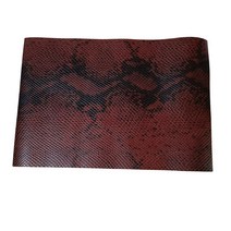 뱀 도마뱀 패턴 DIY 가죽 야채 무두질 된 소 가죽 소재 패브릭 조각 가구 DIY 미술 공예 봉제 액세서리, E11, 20x30cm