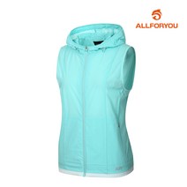 [올포유] 여성 웜업 나일론 후드 베스트 AWWJJ6321-830_G