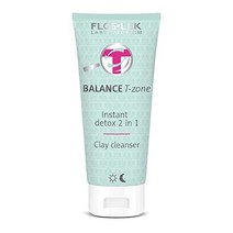 FLOSLEK Balance T-Zone 피부 결점이 있는 혼합 관리 모든 연령대를 위한 스킨케어 50 ml, Gesichts-Maske