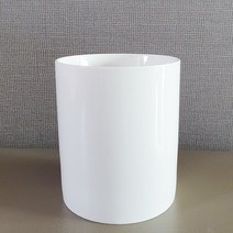[캔들레이디] 캔들용기 - 세라믹 원형 300ml, 1개, 화이트