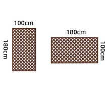 나무 울타리 정원 벽 장식 파티션 원목 메쉬 펜스 전원주택 화단 부식방지 난간 담장, 고압방식(두껍게) 100 180