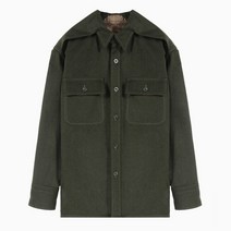 (당일) 22FW 메종 마르지엘라 스티치 포켓 카키 울 셔츠 S30DL0495 S54297 697
