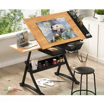 이젤 드로잉 경사 작업대 테이블 책상 그림 미술