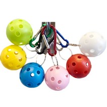 HOOK 플로어볼 미니공 열쇠고리 10개입 1세트 색상랜덤