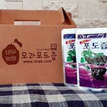 바우농원 유기농 머루포도즙+모과, 40팩, 100ml