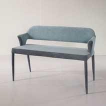 [로드퍼니처] 패브릭 벤치의자/카페벤치/식당의자/식탁별도, 딜라잇 2인 벤치의자