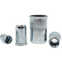 1020x 탄소강 소형 플랫 헤드 메트릭 나사 블라인드 블라인드리벳 너트 인서트M3 M4 M5 M6 M8 볼트 나사 a, 04 20pcs M6