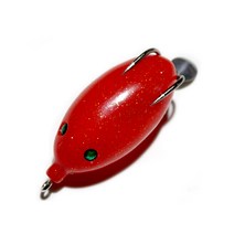 낚시공일공 SS70 프로그 개구리 민물 루어 낚시 배스 가물치 민물루어, 레드P