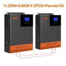 태양광 패널 발전기 PowMr 오프 그리드 인버터 하이브리드 인버터 80A MPPT 충, 2.11.2KW - 48V-220-240V