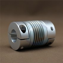 모터 커플링 대형 스테인레스 스틸 벨로우 샤프트-샤프트 커플러 플렉시블 커플 링 D55L72, [16] 18mm to 25mm