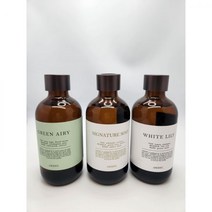 깨끗한 꽃향 디퓨저 화이트릴리향 천연 실내방향제 200ml x2 총400ml화이트릴리 에이센트 총400ml, 6)화이트릴리 X2