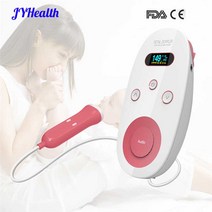 손쉬운 금속탐지기 JYHealth 초음파 도플러 태아 하트 비트 감지기 휴대용 임신 태아 OLED 아기 심박수 홈 모니터 방사선 없음, 01 YM-2T9 with box