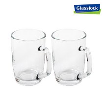 글라스락 강화유리컵+유리잔 2p 세트, 1개, 글라스락 믹스 머그 2p