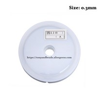 마카롱실 뜨개실 자이언트얀 망고실 뜨개질 털 앙고라 8 월 9 일 크기 0.3-0.8mm 직경 강철 금속 끈 구슬, 한개옵션1, 01 N0 3