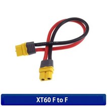 드론 10cm/20cm/30cm/50cm/1m XT60 플매트 카펫 러그 암/수 커넥터 RC Lipo 배터리 케이블 용 12AWG 실리콘 와이어 포함, [16] 30cm F to F