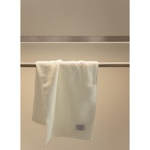 해브 호텔 먼지없는 얇은수건 페이스 타올 무지 컬러 오가닉수건, 75x150cm (목욕), 화이트