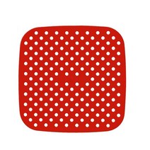 에어 프라이어 스티머 오븐 베이킹 페이퍼 붙지 않는 라이너 매트 요리 주방 도구, 01 Red 190x190mm