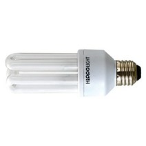 [필터테크] HYG/3U15W 히포라이트 조명 전구 삼파장 안정기내장램프 15W, 주광색[백색]