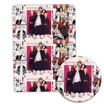 퀼트 수입린넨원단 광목 린넨 캔버스 누빔 피드색 지지미 원단 천 tokyo revengers diy handmade 바느질 패치워크 퀼팅 아기 드레스 홈 시트 140cm 인쇄, 1455, 100x140cm