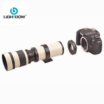 DSLR 미러리스 렌즈 단 광각 망원 라이트 도우 화이트 420-800mm f8.3-16 초 수동 줌 캐논 니콘 소니 펜탁스 후지 올림푸스 dslr 카메라 호환, CHINA_소니