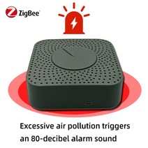 IOT 스마트홈 와이파이 무선 Tuya-Zigbee 스마트 에어 박스 공기 품질 모니터 CO2 VOC 감지기 센서 자동화, 한개옵션0