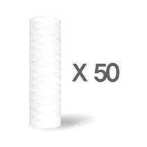 [필터24] 와운드[실]필터 하우징용 침전필터 250mm 50개 1BOX, 여과량:100미크론
