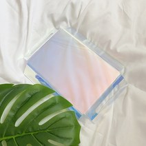 홀로그램 아크릴 오브제 트레이 접시 쟁반