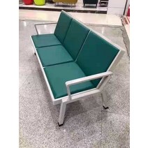 공항의자 라운지용 공공 학교 병원 대기 체어 정류장, 3인용 브라운