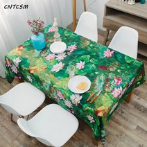 빈티지 바 카페 레스토랑 아트웍 동남아 에스닉 테이블 패브릭 코튼 꽈배기 티테이블, 130x180cm, 청하