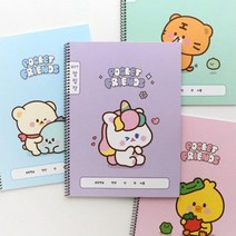 핑크풋 쪼꼬미친구들 알림장 1권 랜덤, 상세페이지 참조, 1개랜덤