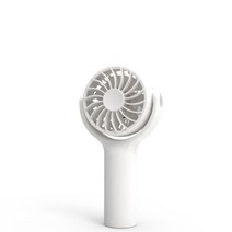 프리미엄 무지 심플 핸디팬+스트랩 2종세트 무선 경량 미니 선풍기 3엽 USB충전식 3단 바람 휴대용 저소음 탁상거치 각도조절 선물용 아웃도어 캠핑 등산 낚시 필수품, 선택1-화이트 미니 핸디팬, 1200mAh-128g