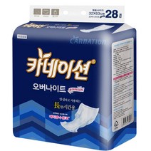 카네이션 오버나이트 6회분 속기저귀(140매) 1박스 장시간용, 28매입X5팩, 100