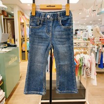 밀리밤 2023년 NEW 가을신상!! 트렌디한 블루컽러로 스판성좋아 가성비좋은 부츠컷 데일리 청바지