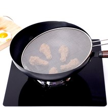 스텐레스 기름방지 후라이팬 망 29cm / 덮개 뚜껑, 29cm(1P)