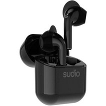 Sudio 수디오 완전무선 이어폰 Sudio Nio (니오) 블루투스 지원 듀얼 마이크 탑재 블랙
