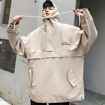 바람막이 아노락 올드스쿨 후드 반집업 INSUM46