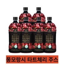 [ 자연에온] 100% 몽모랑시 타트체리 착즙주스 원액 1L 6병, 1000ml 6병