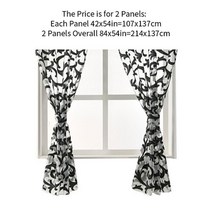 34평거실커튼 24평 방한 커튼시공 작은방 암막 NAPEARL 짧은 커튼 Valance 주방 창 작은 Organza 자카드 직물 블랙 화이트 베이지 쉬어 패널 얇은 명주 그물
