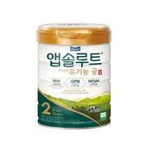 매일유업 앱솔루트 유기농 궁 2단계 800g 1캔