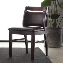 소티디자인 미스틱 원목 식탁의자 - 월넛 (2개), 단품