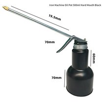 플라스틱 오일 포트 투명 오일 스프레이 포트 250mm 호스 철 500mm 급유 건 인젝터 고압 기계, 4.Z-0360