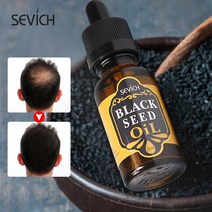 탈모약 탈모치료제 프로페시아 바르는 먹는탈모약 탈모샴푸 두피모낭염 sevich 20ml 유기농 블랙 씨드 오일은 모발 성장에 도움을 줍니다. 모발 두피 관리 탈모 치료 오일