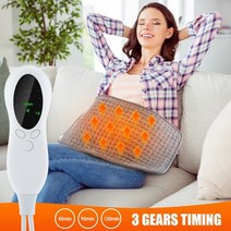 전기 장판 매트 전기요 캠핑 복부 허리 등 열 담요에 대한 220v 가열 패드 따뜻한 통증 완화 겨울 발 손 따뜻하게 시트 5930cm 유지, 우리 플러그 100-120v, 어깨 목