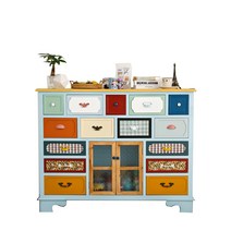 수납장 선반 와이드 서랍장 슬림 거실 원목 수납정리함 거실장, 23.흰색3도어3단서랍장크기90x40x86cm