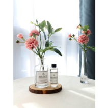 핑크 플라워 봄 집들이선물 인테리어 실내 방향제 디퓨저(3가지 용량), 잉글리쉬페어&프리지아, 100ml