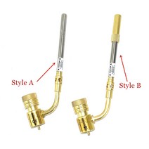 가스 버너 Mapp 용접 토치 불꽃 브레이징 건 CGA600 바베큐 가열 담금질 HVAC 배관 납땜 블로우토, One Color_Style B, One Color_Style B, 상세 설명 참조1